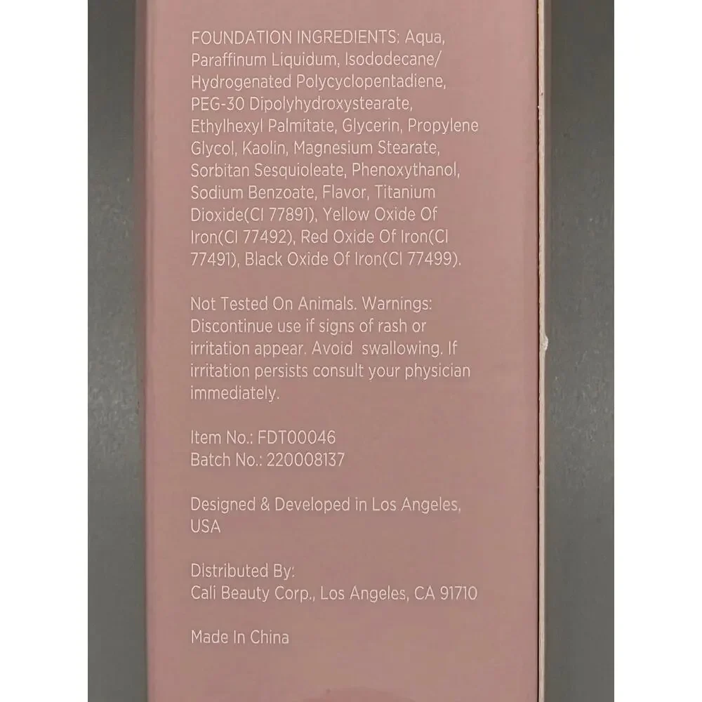 Prolux Cosmetics Matte Foundation In Vanilla